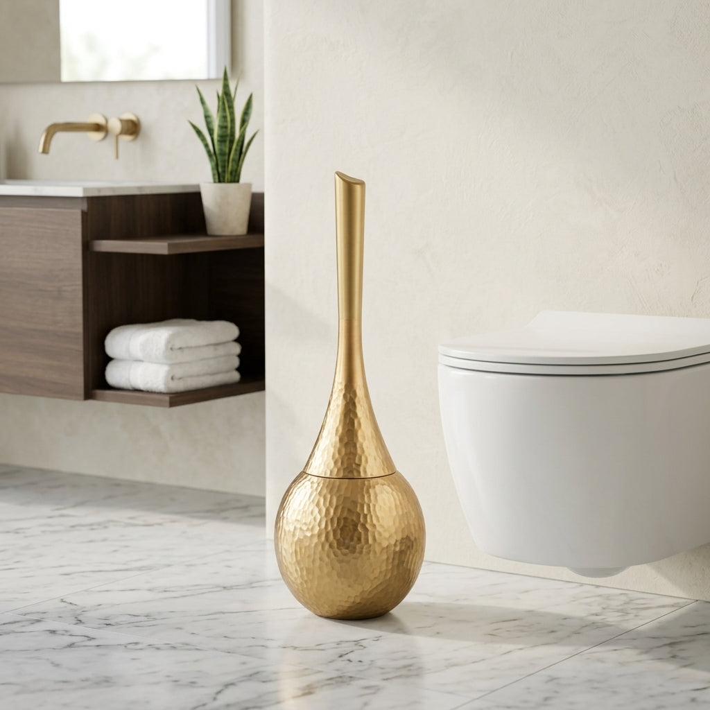 Portascopino da Bagno Moderno con Scopino Elegante | Auradoro