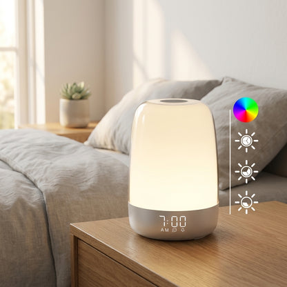 Lampada Sveglia Aurora con Alba Tramonto Suoni Naturali | Calderina