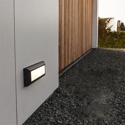 Lampada LED da Parete Incasso Gradini IP65 Luce Discendente | Casafiora