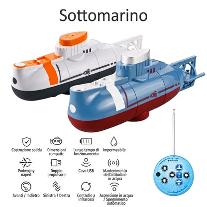 Mini Sottomarino RC Subacqueo Telecomandato Per Bambini | Biancofiore