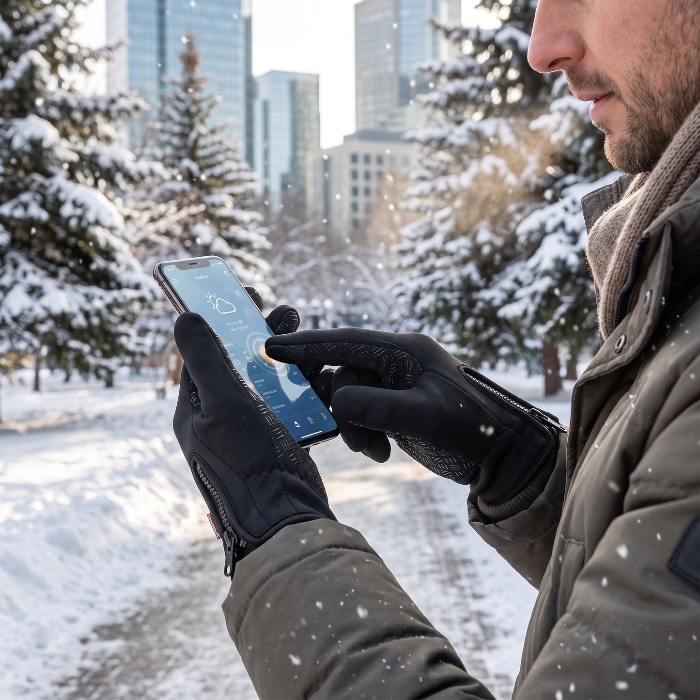 Guanti Termici Invernali Touchscreen Antiscivolo per Ciclismo Sci | Bellaroma