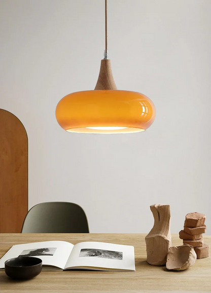 Lampada a Sospensione Moderna in Legno | Amber
