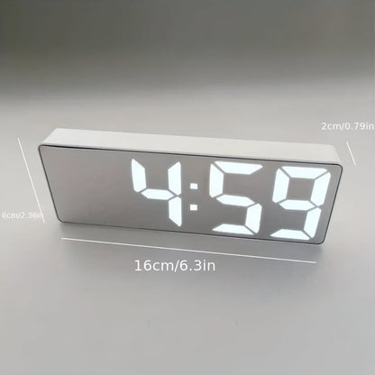 Sveglia Digitale LED con Display a Specchio | Lucentia