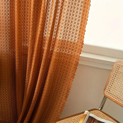 Tenda Velata Tinta Unita Stile Rustico per Interni | Velamora
