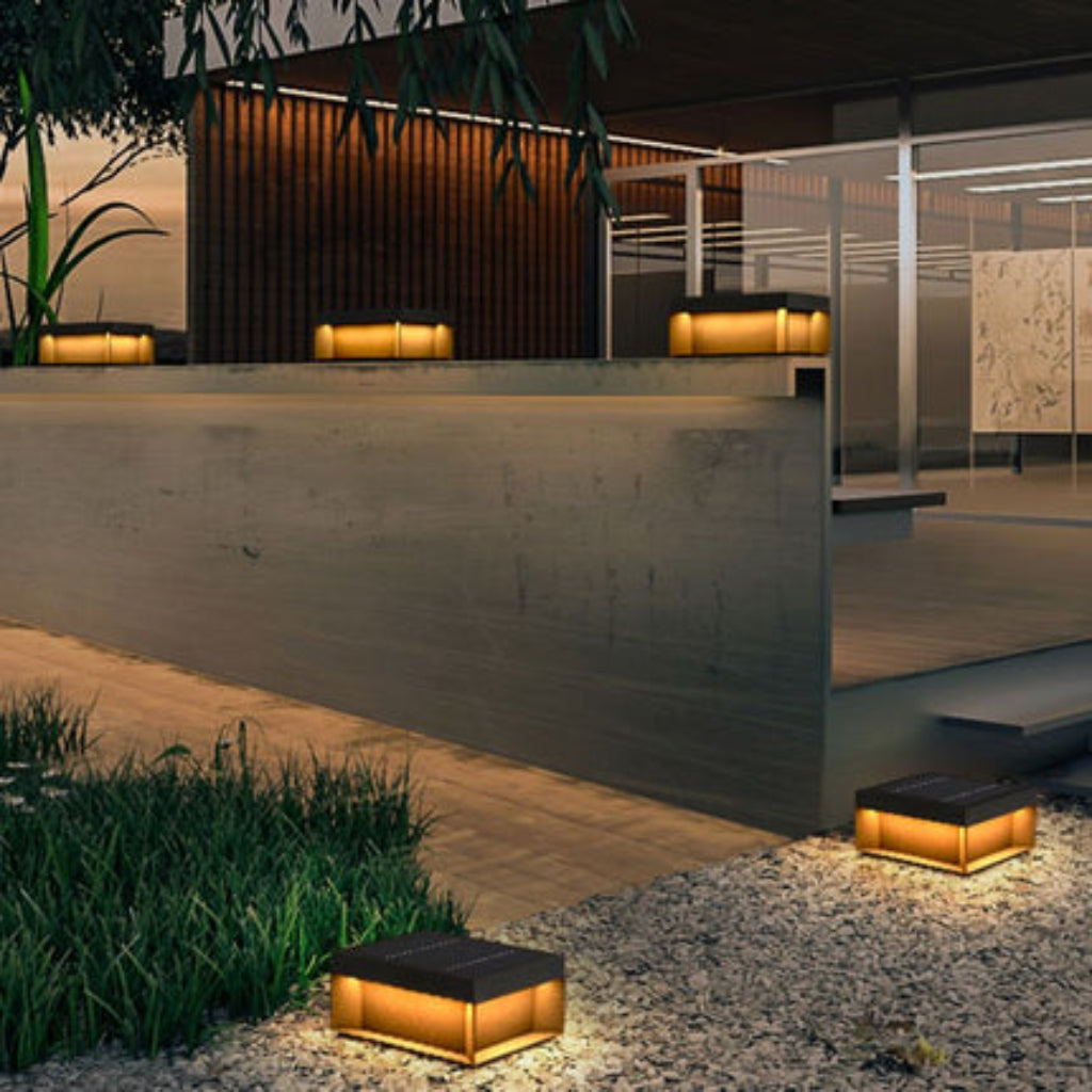 Lampada LED Moderna da Esterno per Pilastro con Design Quadrato | Casalucente