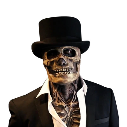 Maschera Scheletro Halloween Con Mascella Mobile | Lucelina