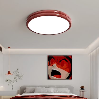 Lampada da Soffitto a Plafoniera con Doppio Strato e Design Rotondo | Fiorenzaia