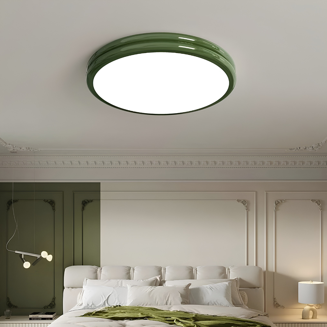 Lampada da Soffitto a Plafoniera con Doppio Strato e Design Rotondo | Fiorenzaia