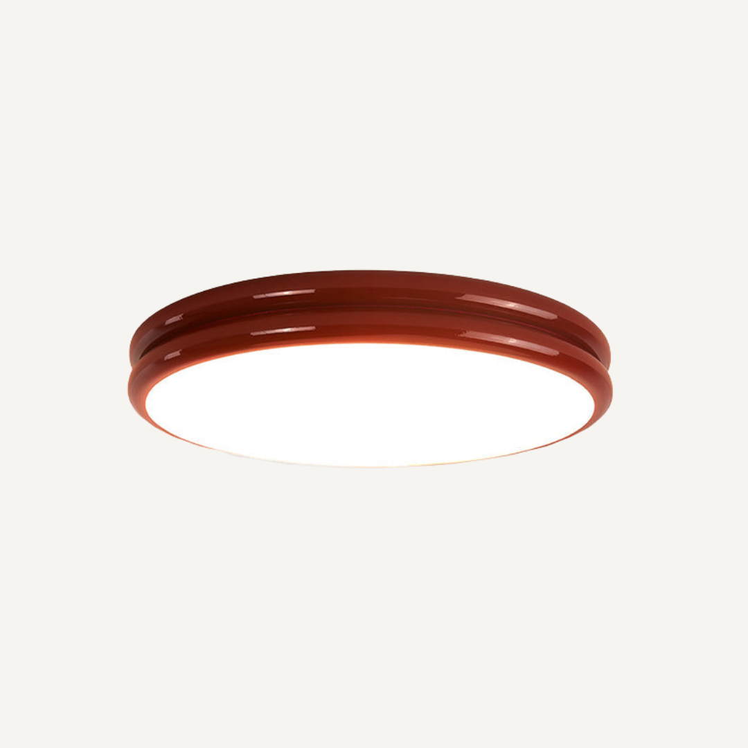 Lampada da Soffitto a Plafoniera con Doppio Strato e Design Rotondo | Fiorenzaia