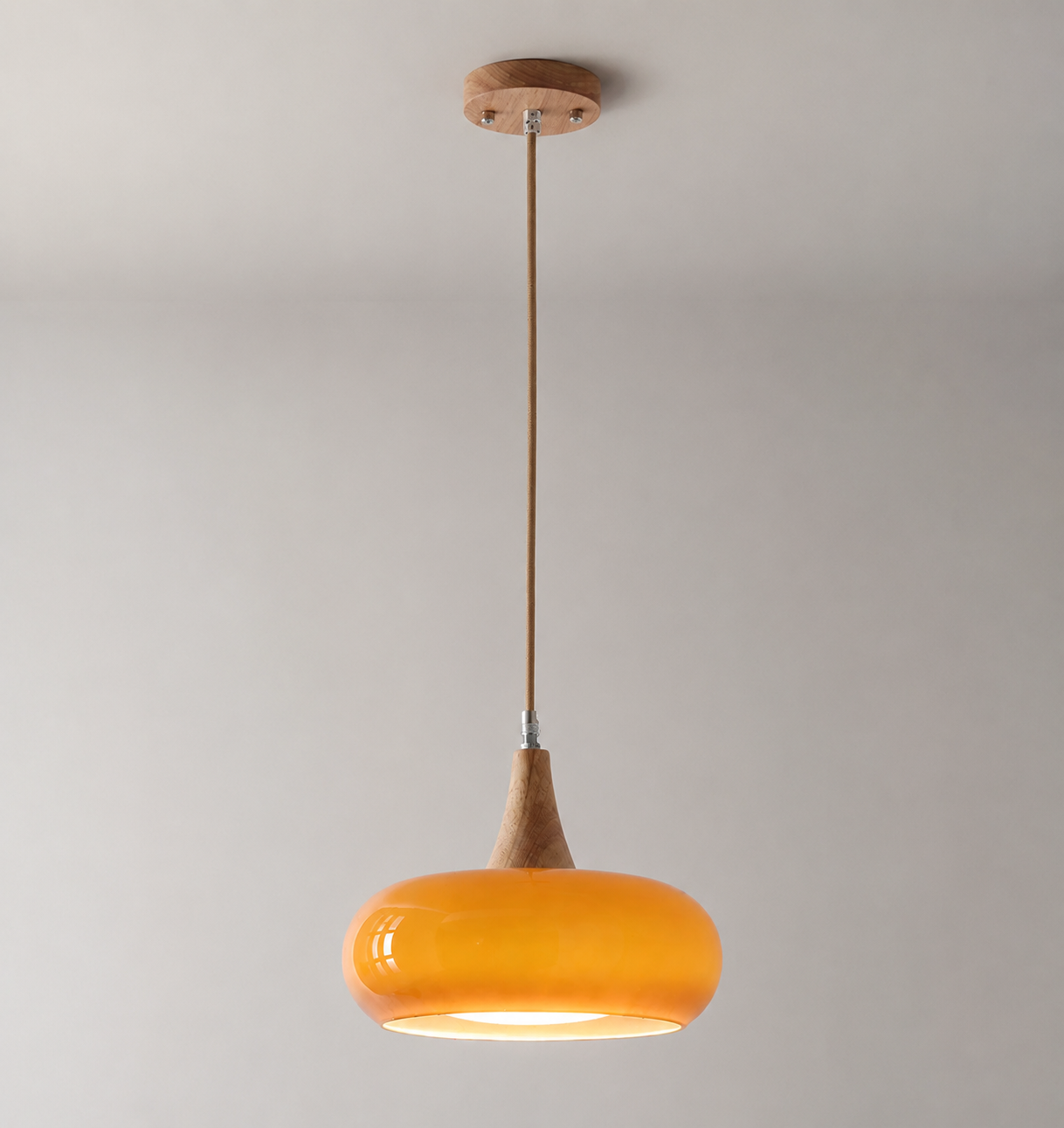 Lampada a Sospensione Moderna in Legno | Amber