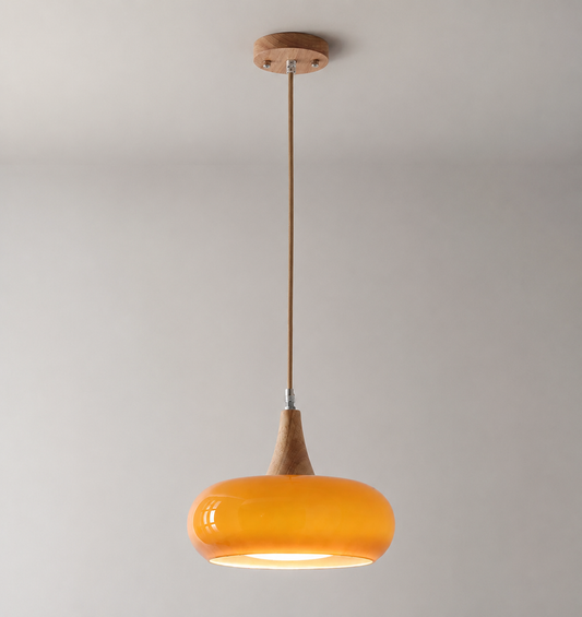 Lampada a Sospensione Moderna in Legno | Amber