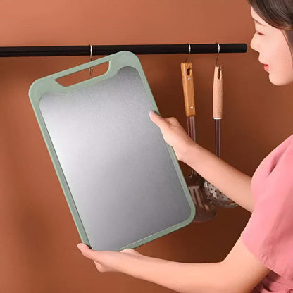 Tagliere Reversibile Acciaio e Plastica da Cucina | Cucivio