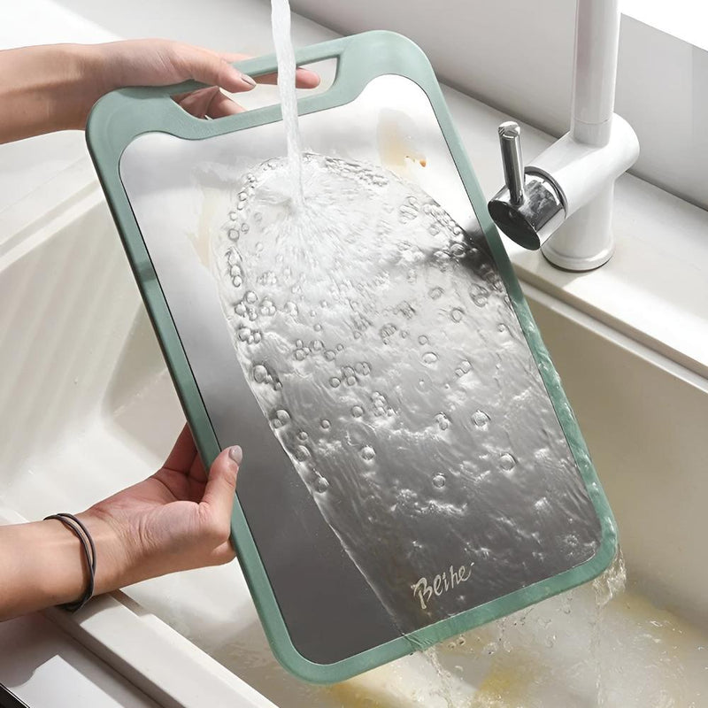 Tagliere Reversibile Acciaio e Plastica da Cucina | Cucivio