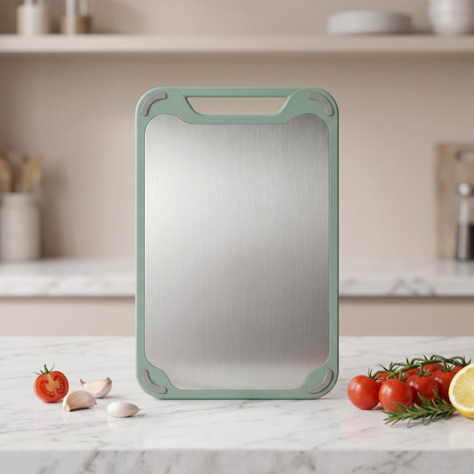 Tagliere Reversibile Acciaio e Plastica da Cucina | Cucivio