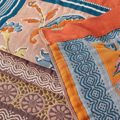 Coperta in Cotone Jacquard per Divano Letto | Tessiora