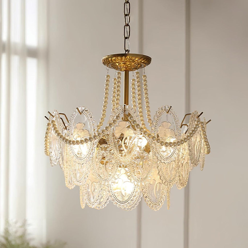 Lampadario a Sospensione con Dischi in Vetro Decorativo | Alberino