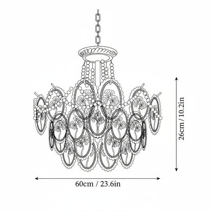 Lampadario a Sospensione con Dischi in Vetro Decorativo | Alberino