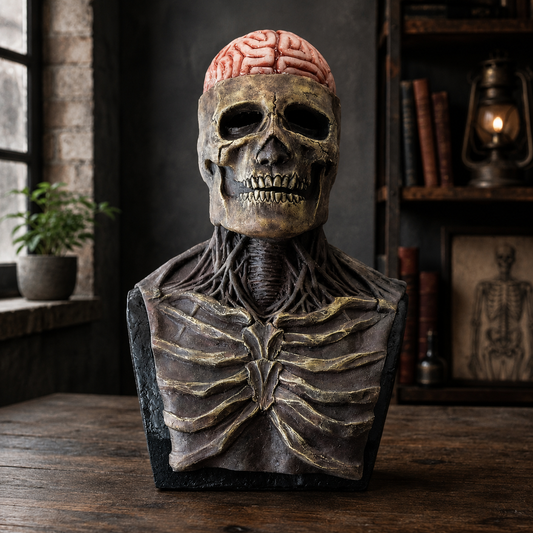 Maschera Scheletro Halloween Con Mascella Mobile | Lucelina