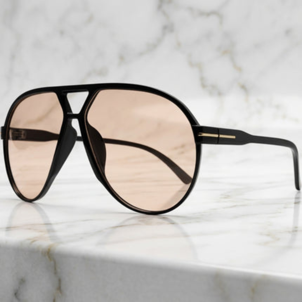 Occhiali da Sole Aviator Leggeri con Lenti Quadrate Oversize per l’Estate | Dorafiore