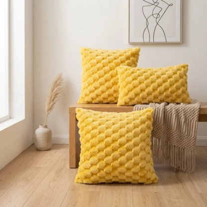 Federa Copricuscino Decorativa con Motivo a Bolle | Morbidia