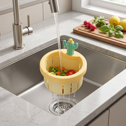 Filtro Scarico Lavello Cucina Design Cactus Raccogli Rifiuti Ecologico | Carabella
