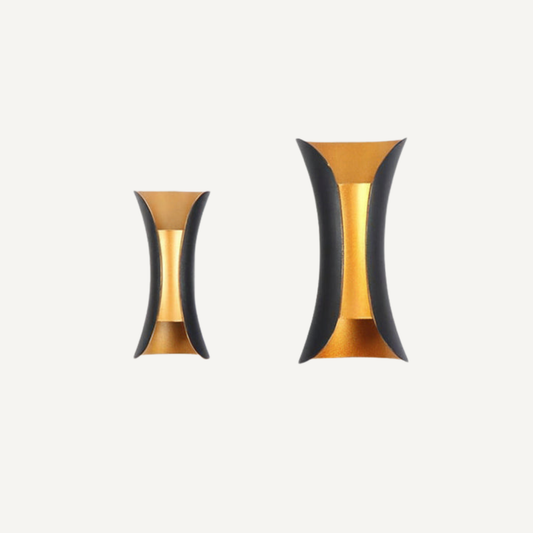 Lampada da Parete Curva LED per Esterni dal Design Moderno | Zorvetha
