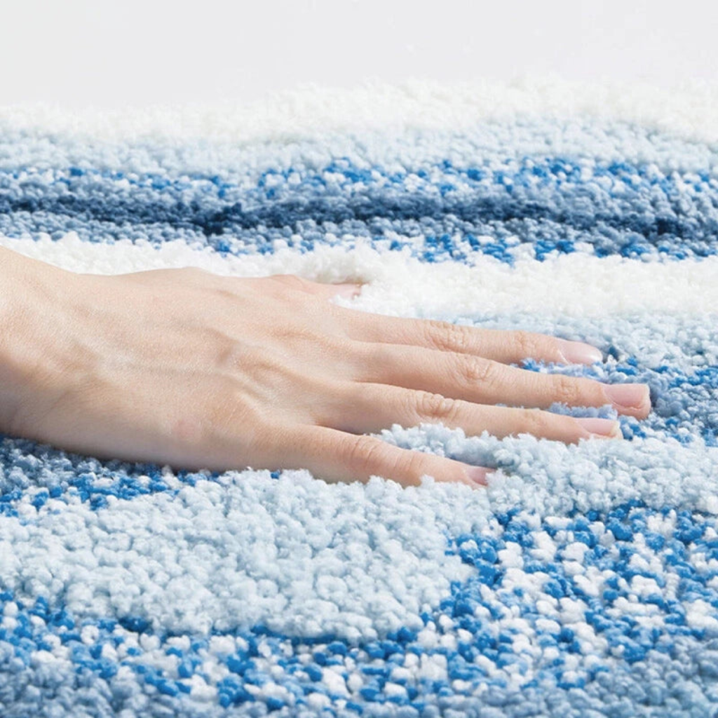 Tappetino Bagno Assorbente Antiscivolo Effetto Onde | Ondabella