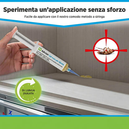 Gel Esca per Scarafaggi Eliminatore Controllo Infestanti Non Tossico | Caprivento