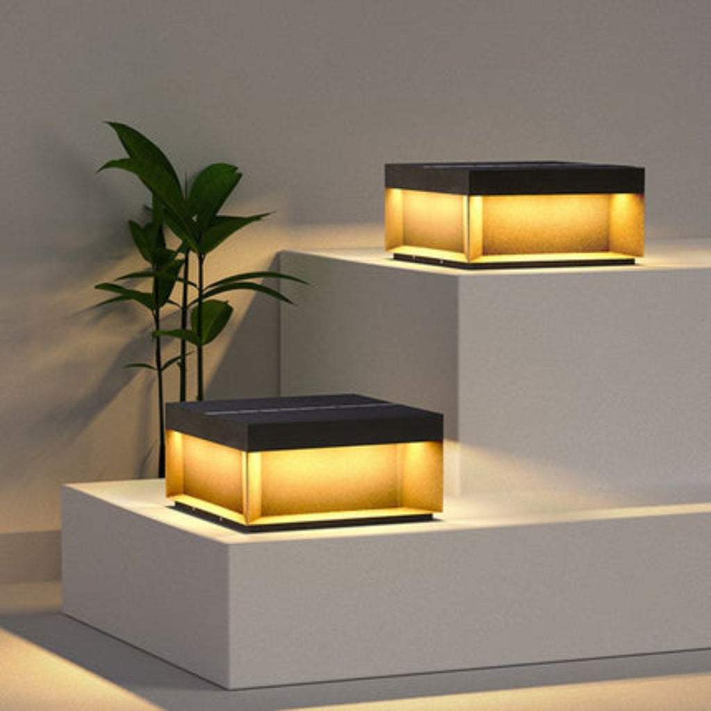 Lampada LED Moderna da Esterno per Pilastro con Design Quadrato | Casalucente