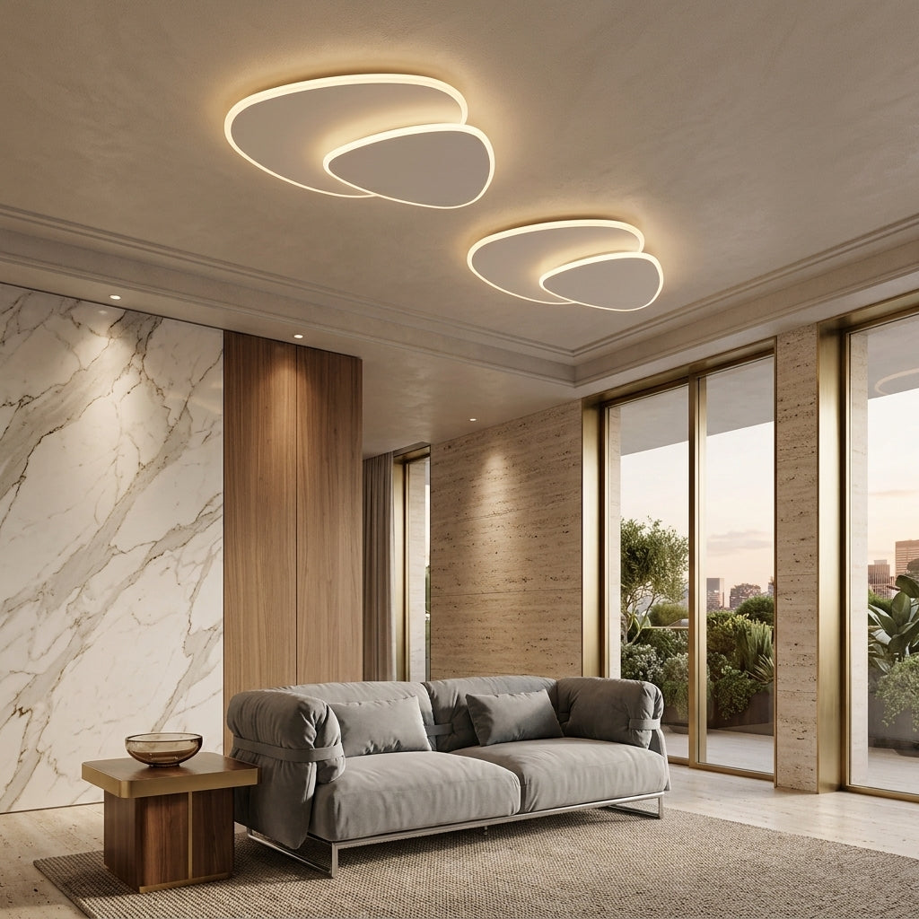 Moderna Ovale Lampada LED Sospensione Telecomando Regolabile | Brillantia