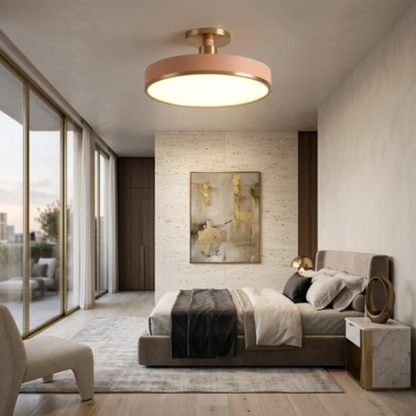 Lampada LED Rotonda da Soffitto Moderna a Montaggio Superficiale | Bellabelvedere