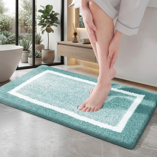 Tappetino Bagno Morbido Antiscivolo Rettangolare Stile Nordico Moderno | Morbivento