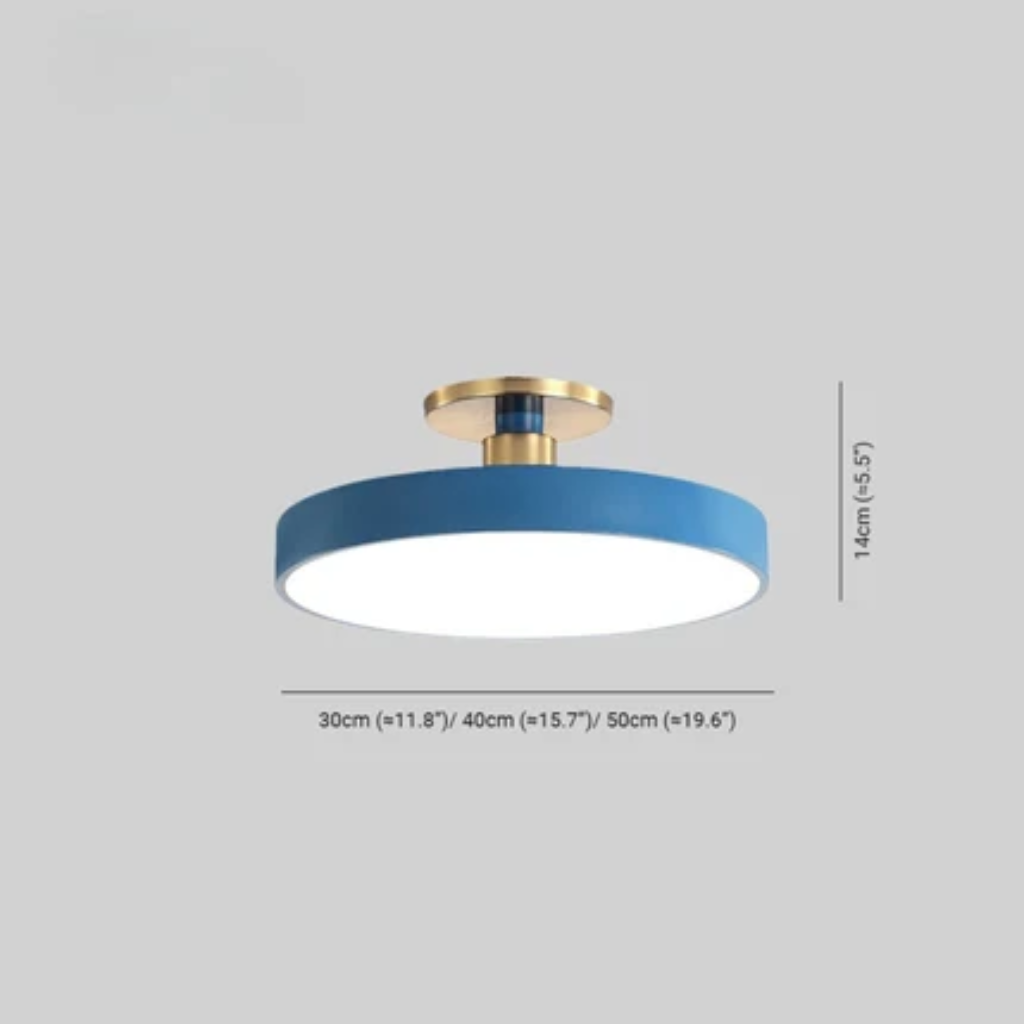 Lampada LED Rotonda da Soffitto Moderna a Montaggio Superficiale | Bellabelvedere