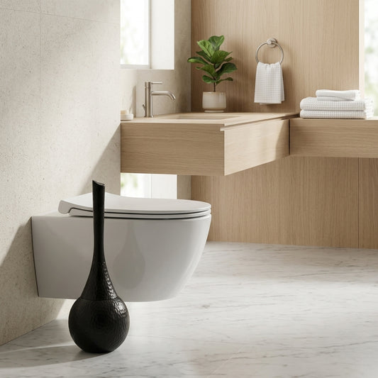 Portascopino da Bagno Moderno con Scopino Elegante | Auradoro